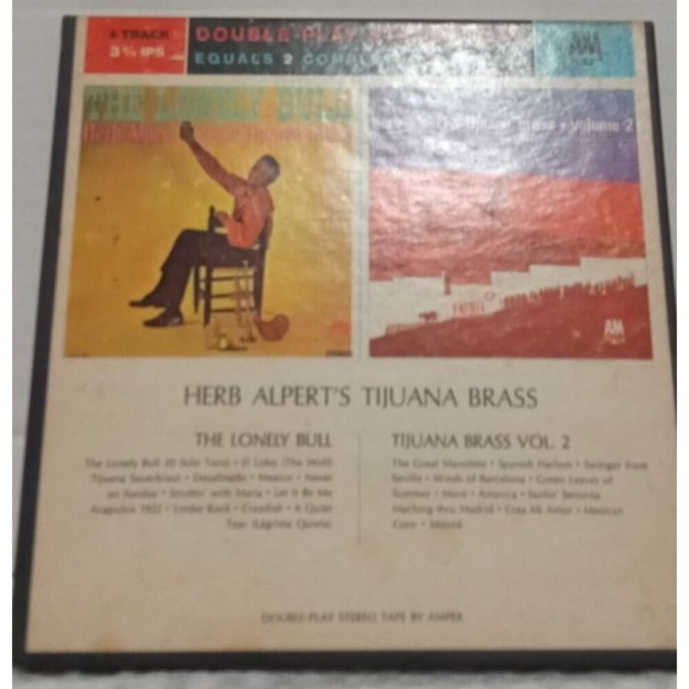 Herb Alpert Tijuana Brass Lonely BullVol 2 A&M AMF101, 3 3/4 IPS